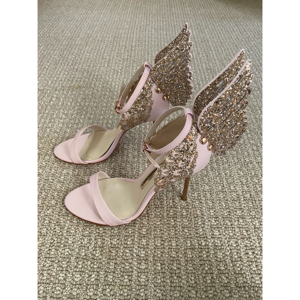 Sophia Webster Evangeline Angel Wing Pink Glitter
